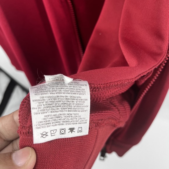 Washington State Cougars Jacket Mens Red Dri Fit Full Zip Nike NCAA Football - Picture 5 of 9